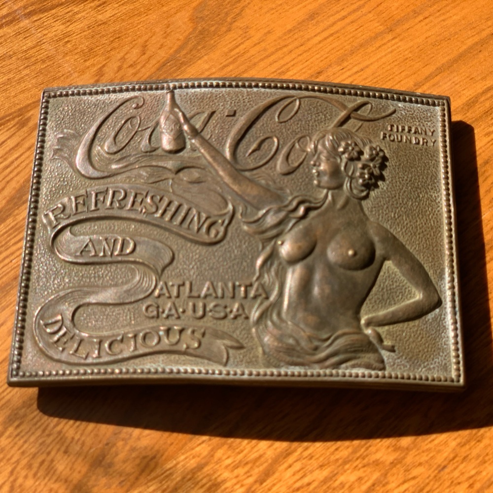 Vintage 1960s-1970s Coca-Cola Belt Buckle *Special Backstory*